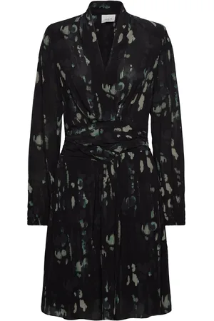 Dante 6 Pallas Printed Mini Dress Black