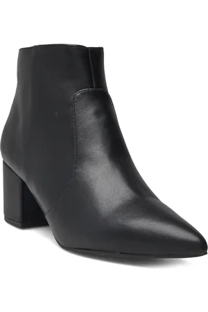 Bianco Biadevived Ankle Boot Smooth Faux Leather Black