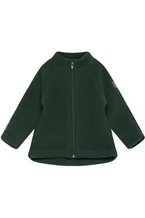 Mikk-Line Wool Baby Jacket Khaki