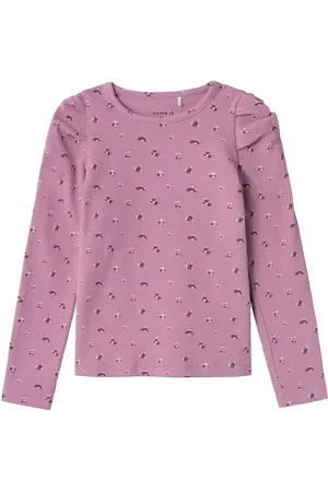 NAME IT Nmfolinne Ls Slim Top Pink
