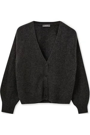 Mos Mosh Mmthora V-Neck Knit Cardigan Brown