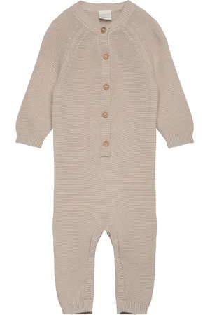Lindex Jumpsuit Knitted Newborn Beige