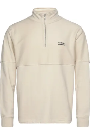 Clean Cut Elliot Half Zip Cream