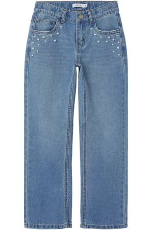 NAME IT Nkfrose Straight Jeans 3105-Bs O Blue