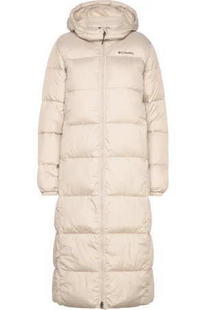 Columbia Puffect Ii Long Jacket Beige