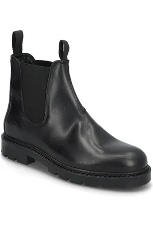 Bianco Biajeff Chelsea Boot Tumbled Leather Black