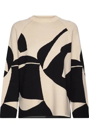 Object Objsif Lo L/S Knit Pullover Div Cream