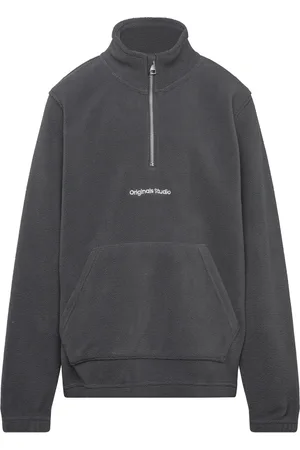 JACK & JONES Jorvesterbro Fleece Quarter Zip No Jnr Jack & J S Grey