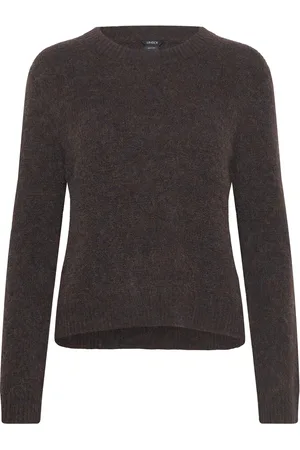 Lindex Sweater Livia Wool Mohair Blen Brown
