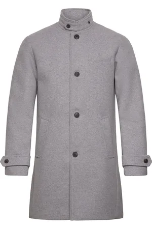 JACK & JONES Jjemelton Wool Coat Sn Jack & J S Grey