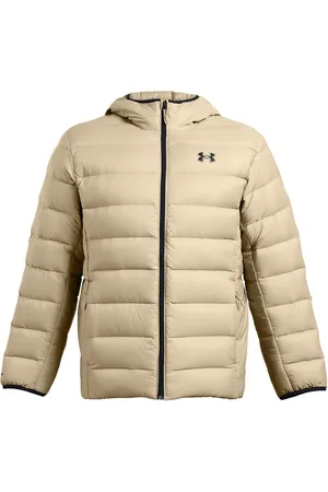 Under Armour Legend Down Hooded Jacket Beige