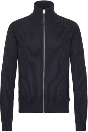 JACK & JONES Jjpannel Knit Zip Cardigan Aw24 Jack & J S Navy