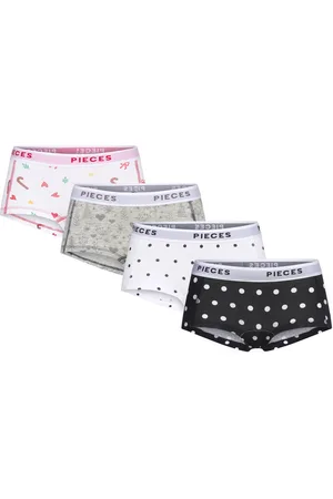 Pieces® Pclogo Lady Dots 4-Pack Black