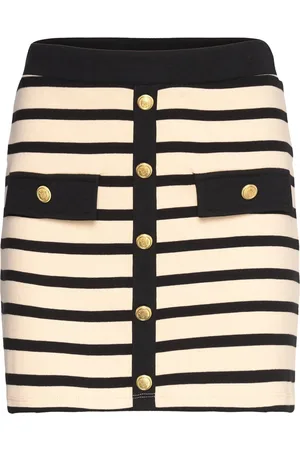 MANGO Butt D Knit Skirt Cream