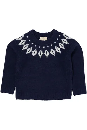 Copenhagen Colors Wool Iceland Blouse Blue