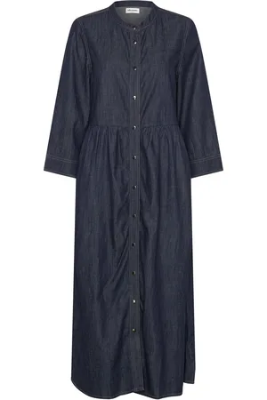 Lollys Laundry Aliyall Maxi Dress Ls Blue