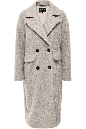 ONLY Onlvaleria Piper Coat Cc Otw Grey