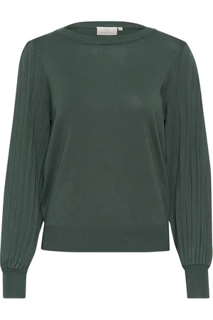 Kaffe Kal Knit Pullover Green