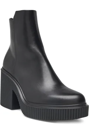 Ecco Fluted Heel Black