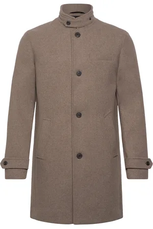 JACK & JONES Jjemelton Wool Coat Sn Jack & J S Brown