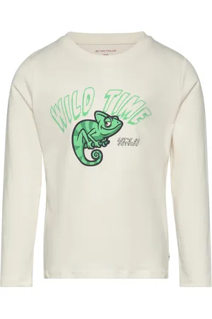 TOM TAILOR Printed Longsleeve Cream
