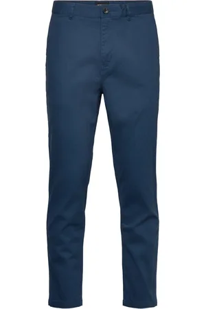 Scotch&Soda Essential Drift - Regular-Tapered Twill Chino Blue
