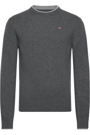 Napapijri Dain Crew Neck Jumper Grey