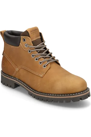 JACK & JONES Jfwqueensway Leather Boot Sn Jack & J S Brown