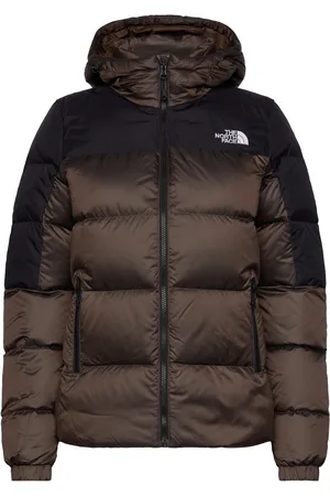 The North Face W Diablo Down Hoodie Brown