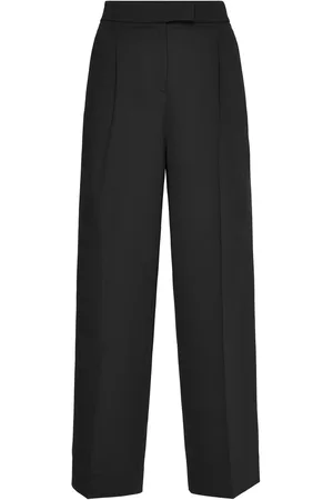 Calvin Klein Soft Crepe Pleated Trouser Black