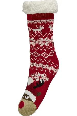 ONLY Kogchristmas Teddy Socks Acc Red