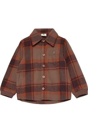 EN FANT Shirt Ls Check Brown