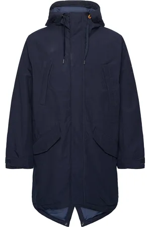 Timberland Water Resistant Fishtail Parka Dark Sapphire Navy