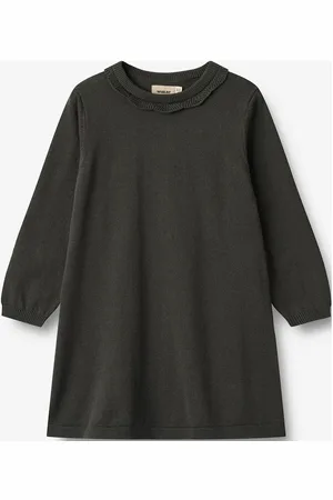 WHEAT Knit Dress Nannie Black