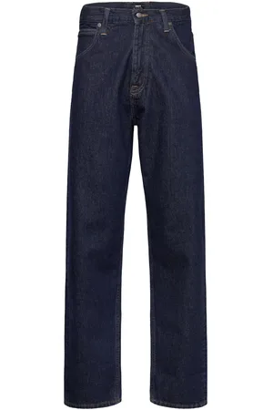 Edwin Tyrell Pant - Blue - Dark Marble Wash Blue
