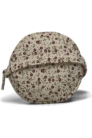 MANGO Floral Print Bag Beige