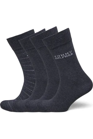 Tommy Hilfiger Th Men Sock 4P Tin Giftbox Tommy Stripe Navy
