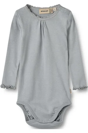WHEAT Rib Body L/S Lotta Blue