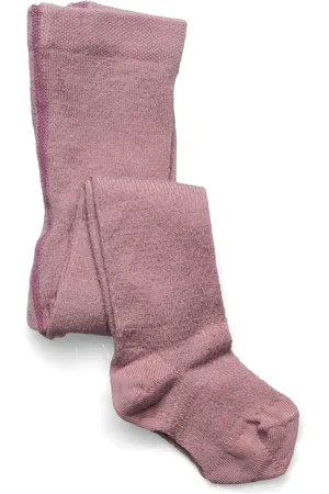 Smallstuff Wool Tights, Aubergine Pink