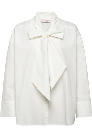 A-View Bow Shirt White