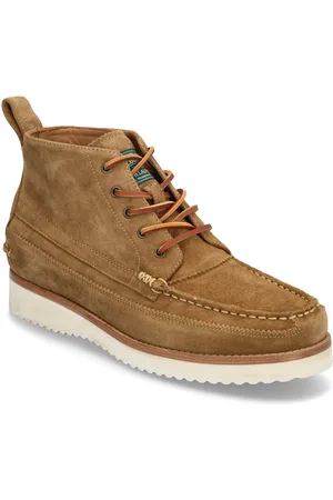 Ralph Lauren Suede Ranger Work Boot Brown