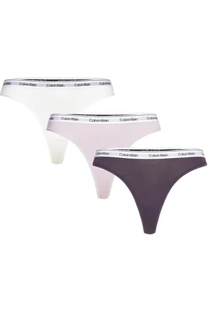 Calvin Klein Thong 3Pk Purple