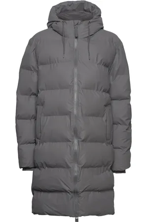 Rains Alta Long Puffer Jacket W3T4 Grey