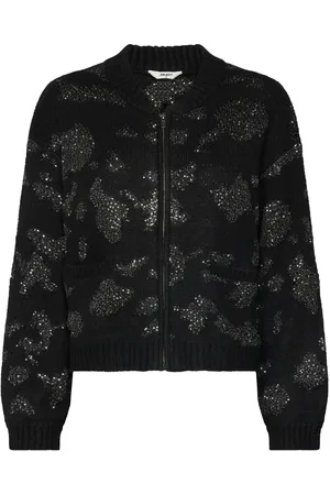 Object Objalora Knit Re L/S Cardigan 135 Black