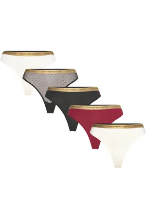 Tommy Hilfiger 5 Pack Thong Gifting Black