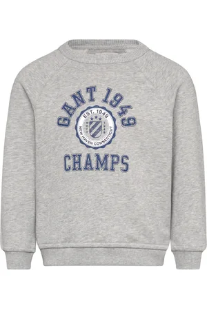 GANT 1949 Raglan C-Neck Grey