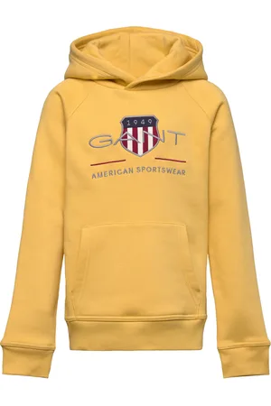 GANT Archive Shield Hoodie Yellow