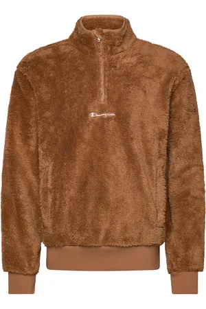 Champion Half Zip Top Brown