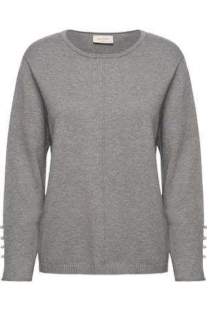 Freequent Fqclaura-Pullover Grey