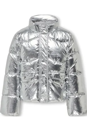 ONLY Kogpearl Puffer Jacket Otw Silver